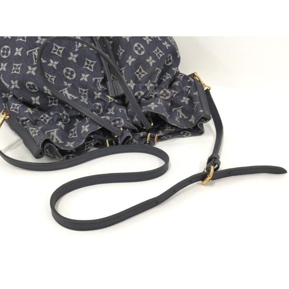 Louis Vuitton Noe MM Tote Shoulder Bag Monogram Denim Purse - Picture 5 of 10